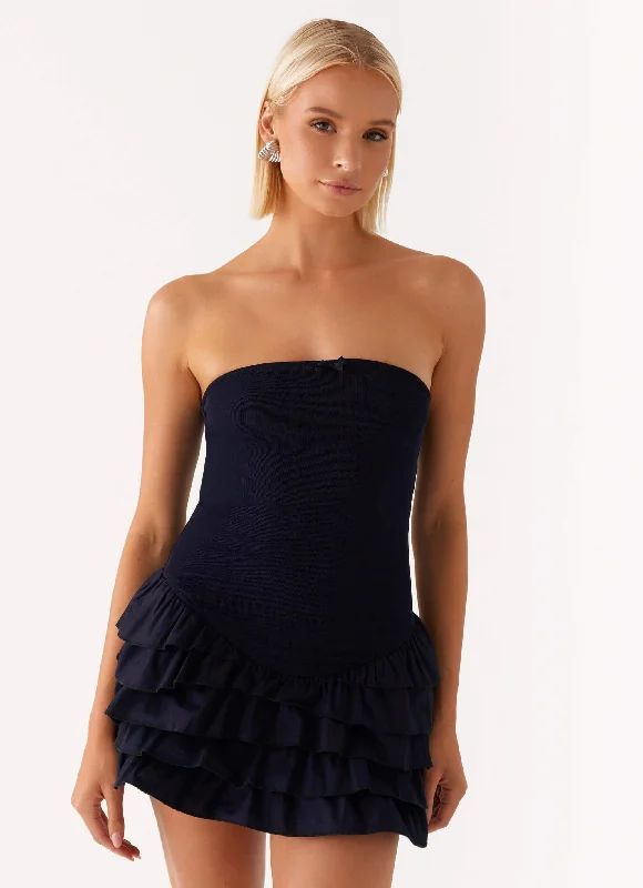 Mini dresses with pocket details for added functionality Tamay Mini Dress - Navy