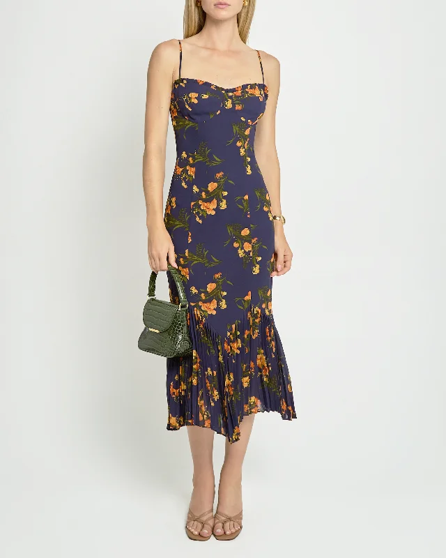 Midi dresses with ruffled hems for a romantic date night Hattie Dress