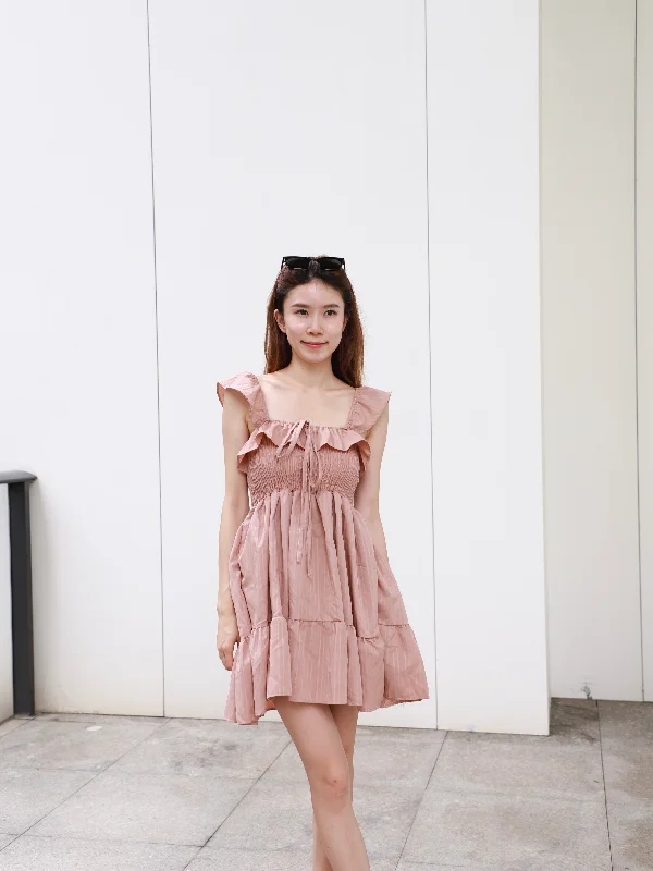 Mini dresses with criss - cross backs for a flirty look Thai Charley Mini Dress