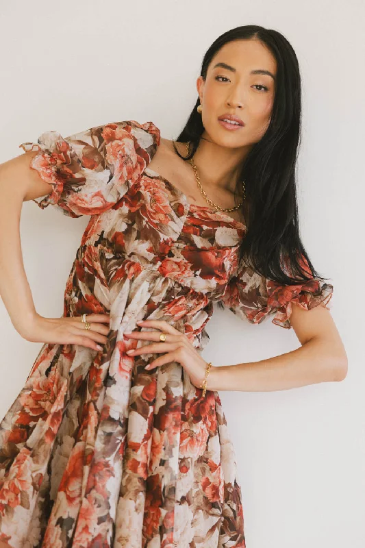 Floral print mini dresses for summer parties Jackee Floral Mini Dress