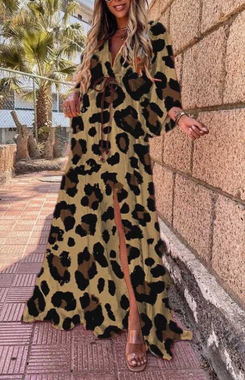Mini dresses with keyhole necklines BerryBetty - Women's Floral Print Chiffon Midi Slit Dress Mini dresses with keyhole necklines BerryBetty - Women's Floral Print Chiffon Midi Slit Dress