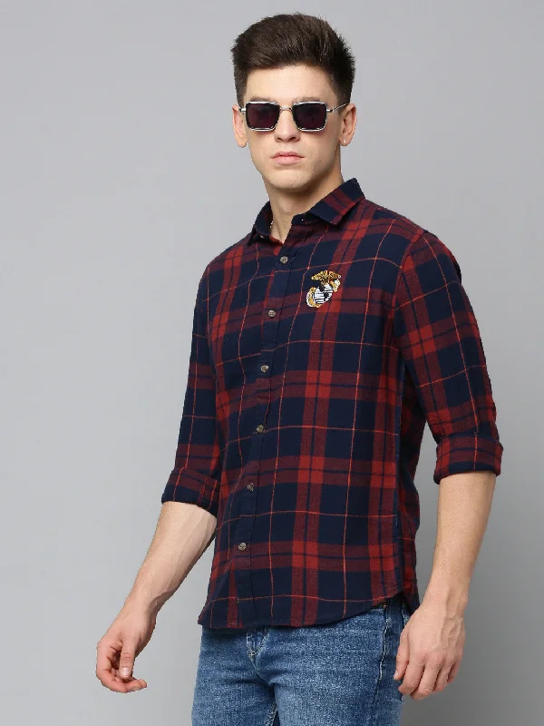 Men's Long - Line Oversized Casual Shirts in Dark Gray for a Relaxed and Modern LookMen Navy Checked Casual Shirt Men's Long - Line Oversized Casual Shirts in Dark Gray for a Relaxed and Modern LookMen Navy Checked Casual Shirt