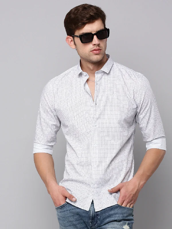 Men's Long - Line Oversized Casual Shirts in Dark Gray for a Relaxed and Modern LookMen White Printed Casual Shirt Men's Long - Line Oversized Casual Shirts in Dark Gray for a Relaxed and Modern LookMen White Printed Casual Shirt