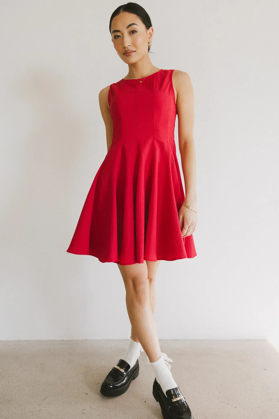 Printed mini dresses for a casual day out Liora Mini Dress in Red