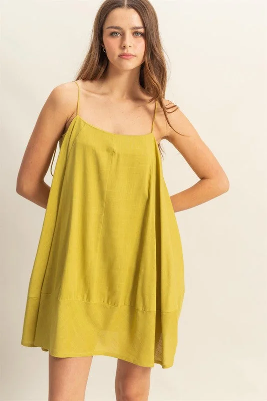 Mini dresses with tiered skirts for added volume A-Line Flowy Mini Cami Dress with Pockets Mini dresses with tiered skirts for added volume A-Line Flowy Mini Cami Dress with Pockets