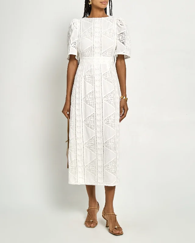 Midi dresses with one - shoulder designs for a modern and asymmetric style Sybil Cotton Dress Midi dresses with one - shoulder designs for a modern and asymmetric style Sybil Cotton Dress