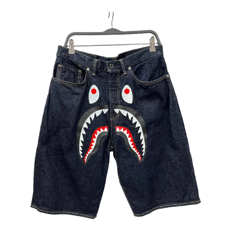 Men's neon - colored athletic shorts for high - visibility workoutsA BATHING APE/Shorts/XL/Denim/NVY/Graphic/ Men's neon - colored athletic shorts for high - visibility workoutsA BATHING APE/Shorts/XL/Denim/NVY/Graphic/