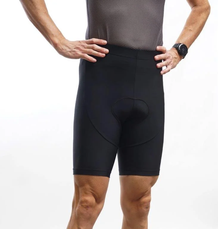 Men's elastic waistband lounge shorts for lazy weekends at homeThe Black Shorts