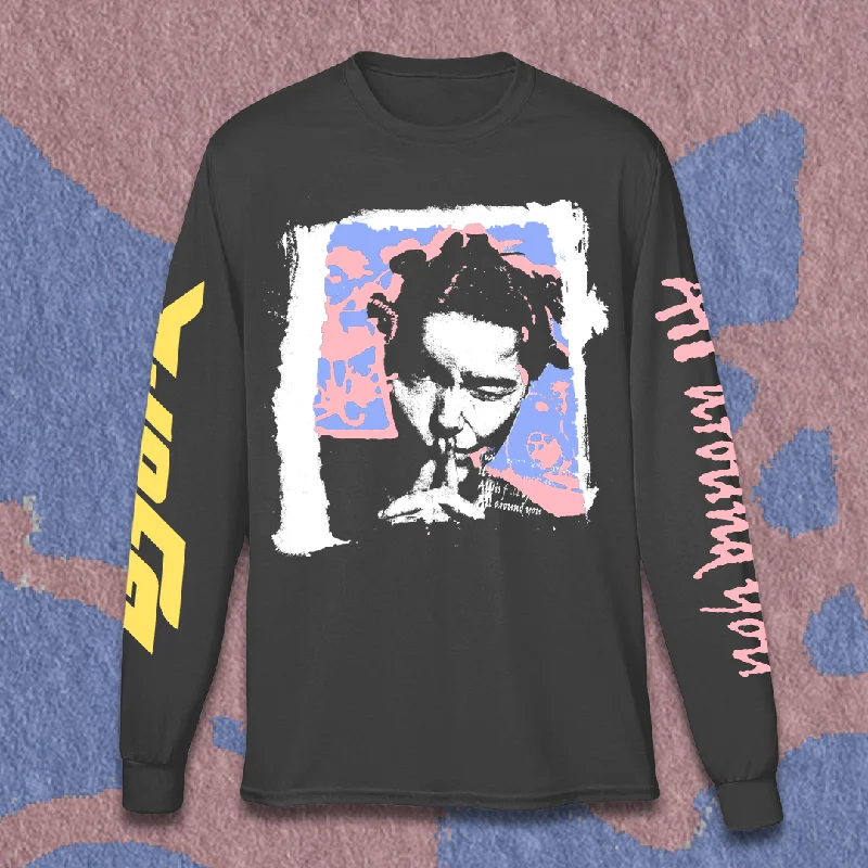 Women's boat - neck long sleeve shirt with cuffs"ALL AROUND YOU" LONG SLEEVE SHIRT (PRE-ORDER) Women's boat - neck long sleeve shirt with cuffs"ALL AROUND YOU" LONG SLEEVE SHIRT (PRE-ORDER)