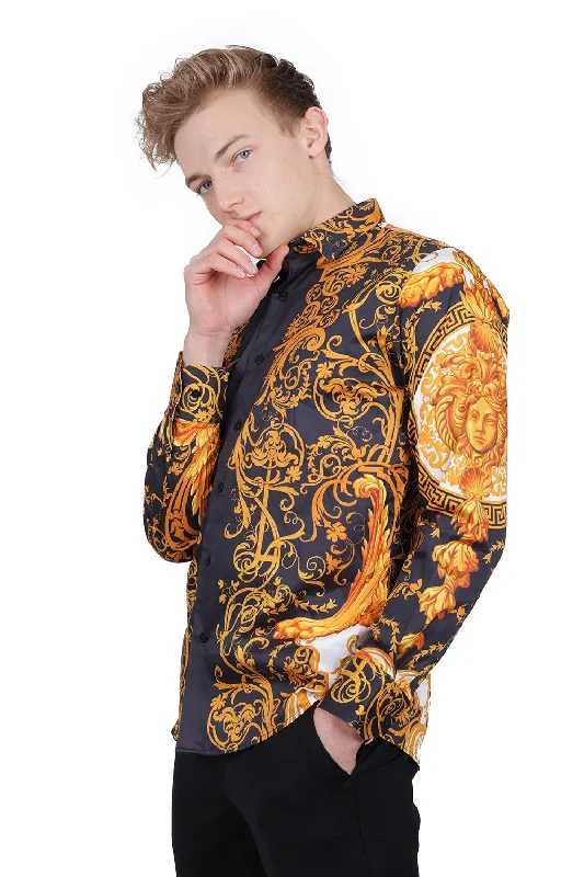 Women's solid color long sleeve viscose shirtANDRE Baroque Rhinestone Long Sleeve Shirt Women's solid color long sleeve viscose shirtANDRE Baroque Rhinestone Long Sleeve Shirt