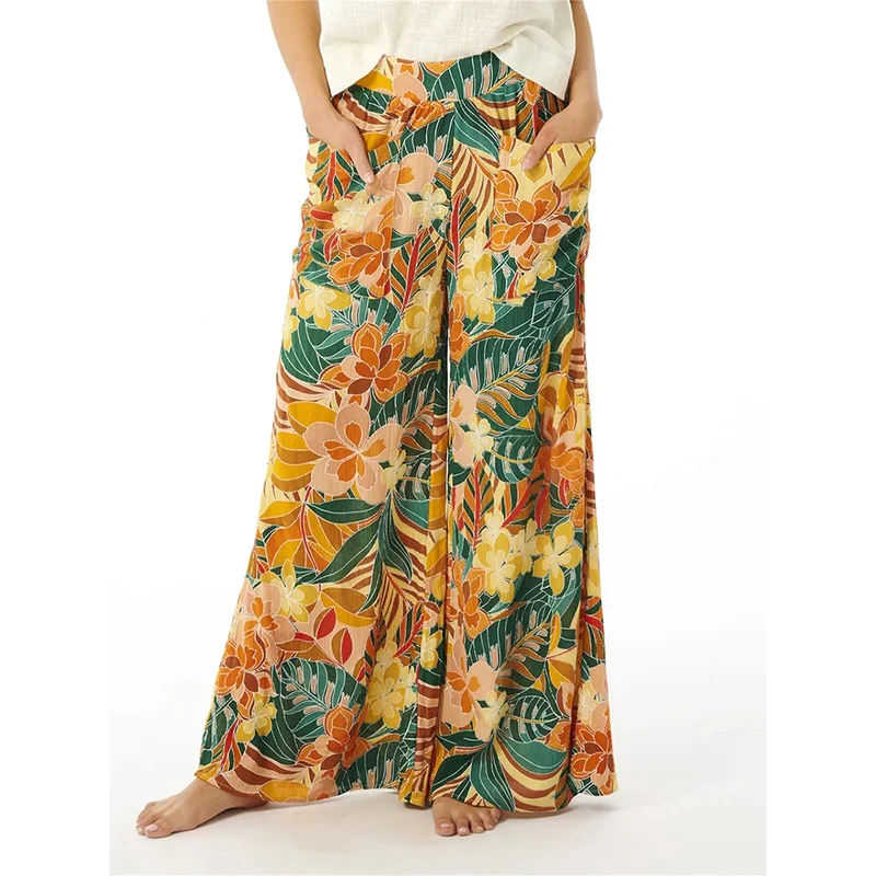 Plus Size Women's Elastic - Waist Culottes in Earth TonesBrazilian Soul Pants (Past Season) Plus Size Women's Elastic - Waist Culottes in Earth TonesBrazilian Soul Pants (Past Season)