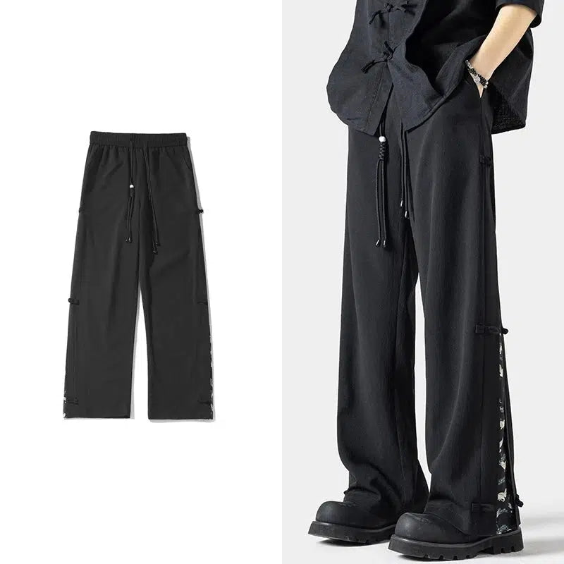 Plus Size Women's Elastic - Waist Culottes in Earth TonesComfort Fit Relaxed Track Pants Plus Size Women's Elastic - Waist Culottes in Earth TonesComfort Fit Relaxed Track Pants