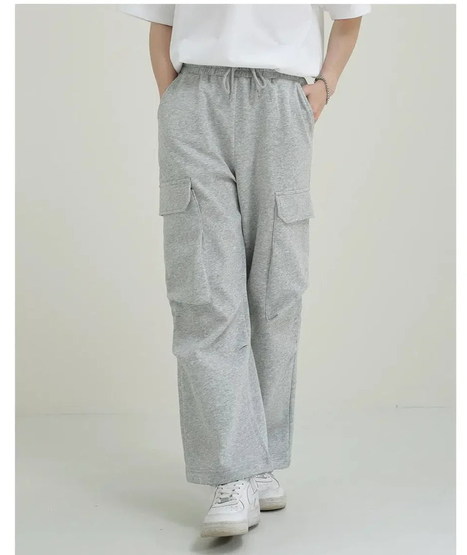 Wide - Leg Women's Chiffon Palazzo Pants for a Flowy AppealElastic Waist Sweatpants with Pockets Wide - Leg Women's Chiffon Palazzo Pants for a Flowy AppealElastic Waist Sweatpants with Pockets