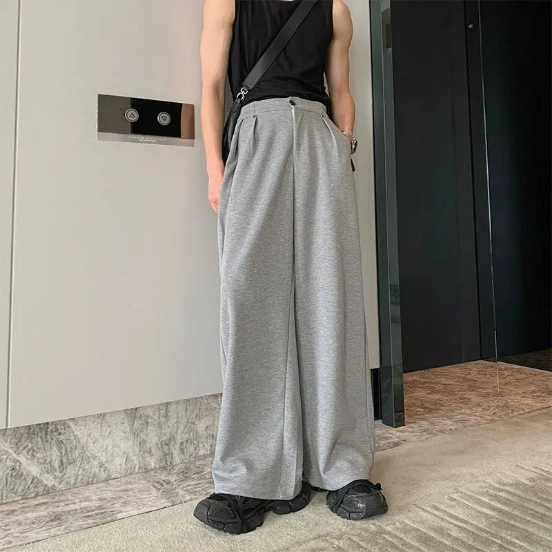 Cigarette Style Women's Printed Linen Blend Pants for Casual DaysElastic Waist Wide Leg Pants Cigarette Style Women's Printed Linen Blend Pants for Casual DaysElastic Waist Wide Leg Pants