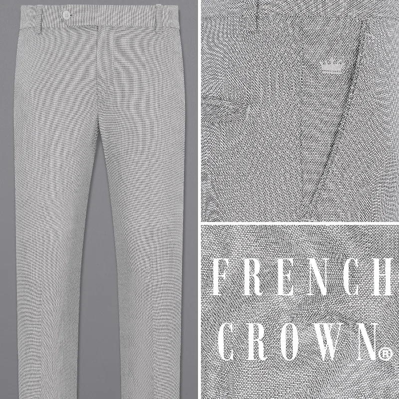Plus Size Women's Metallic - Finish Joggers for a Stylish LoungeGhost Grey Textured Pant Plus Size Women's Metallic - Finish Joggers for a Stylish LoungeGhost Grey Textured Pant