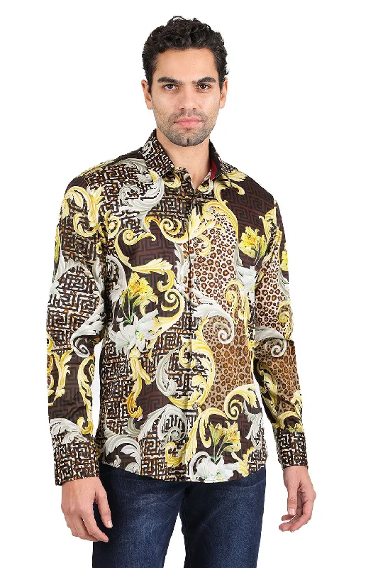 Women's office - wear long sleeve collared shirtJust Baroque Long Sleeve Shirt