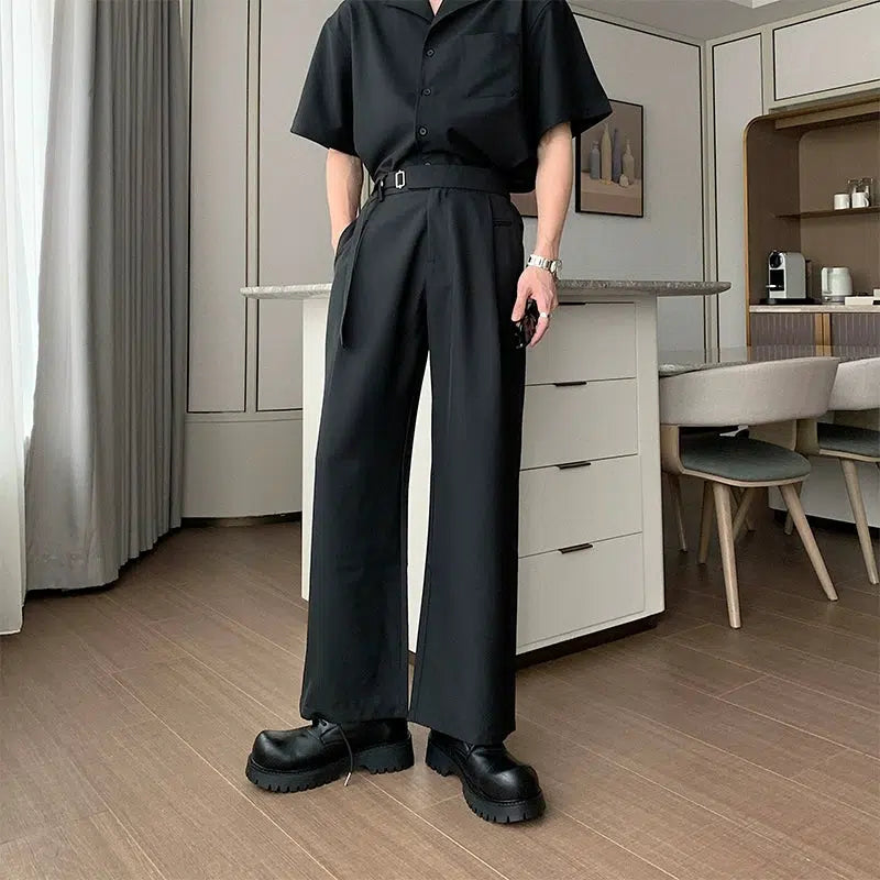 Ankle - Length Women's Printed Joggers for TravelingLightweight Straight-leg Pleated Pants Ankle - Length Women's Printed Joggers for TravelingLightweight Straight-leg Pleated Pants