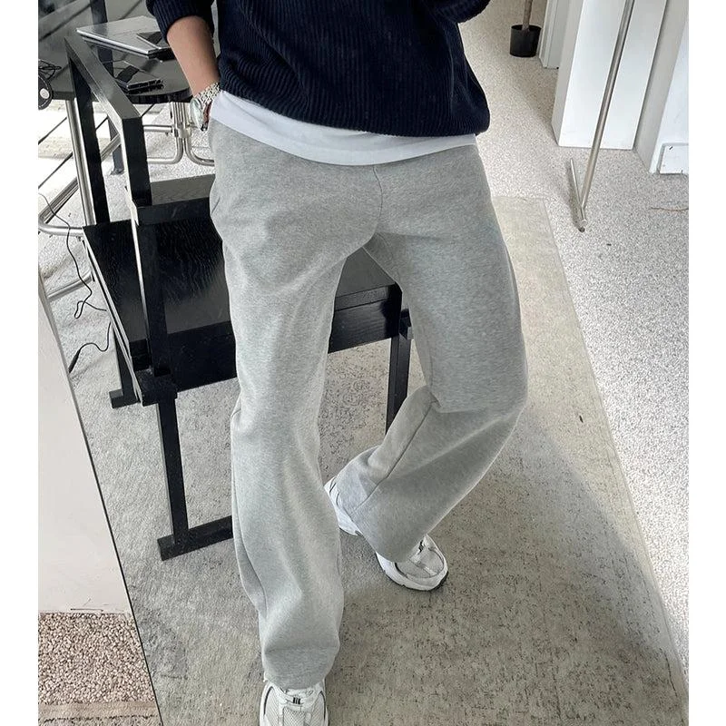 Cropped Women's Corduroy Pants in Autumn ColorsGray Track Pants