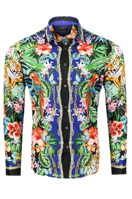 Women's boat - neck long sleeve shirt with cuffsModern Gents Long Sleeve Shirt