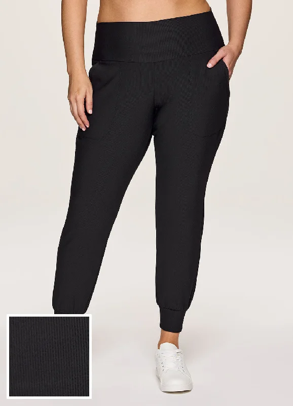 Cropped Women's Corduroy Pants in Autumn ColorsPlus Sunday Reset Jogger