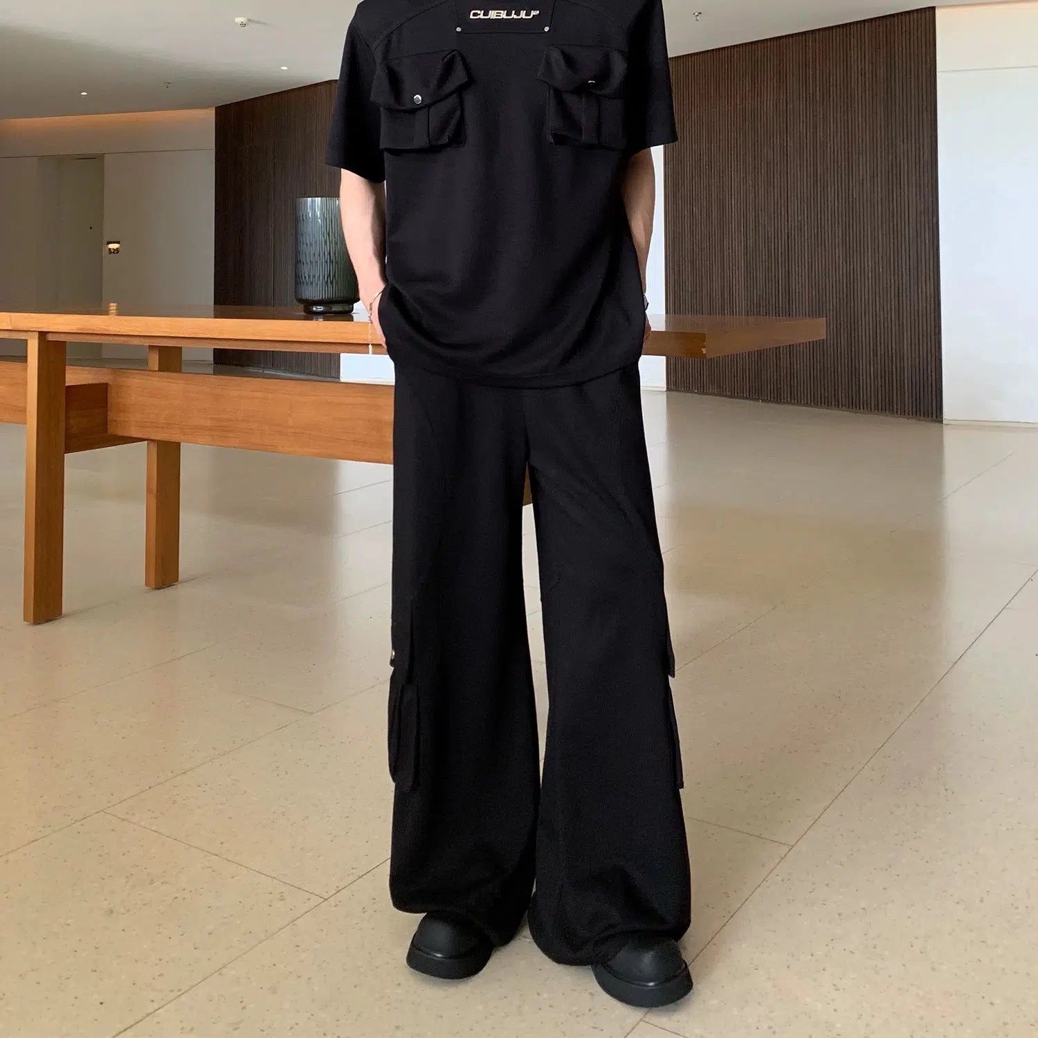 Plus Size Women's Pleated Front Dress Pants for Office WearRelaxed Fit Casual Pants with Utility Pockets Plus Size Women's Pleated Front Dress Pants for Office WearRelaxed Fit Casual Pants with Utility Pockets