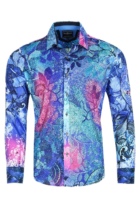 Women's classic white long sleeve cotton shirtRoma Peacock Rhinestone Long Sleeve Shirt Women's classic white long sleeve cotton shirtRoma Peacock Rhinestone Long Sleeve Shirt