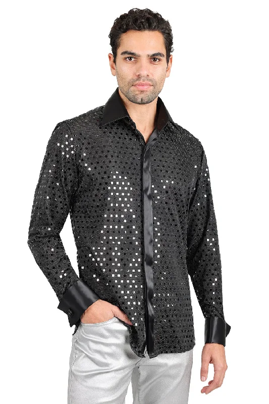 Women's sequined long sleeve evening shirtStarstruck Long Sleeve Shirt