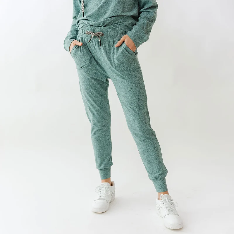 Plus Size Women's Cargo Pants with Multiple Pockets for HikingTravel Joggers, Aqua