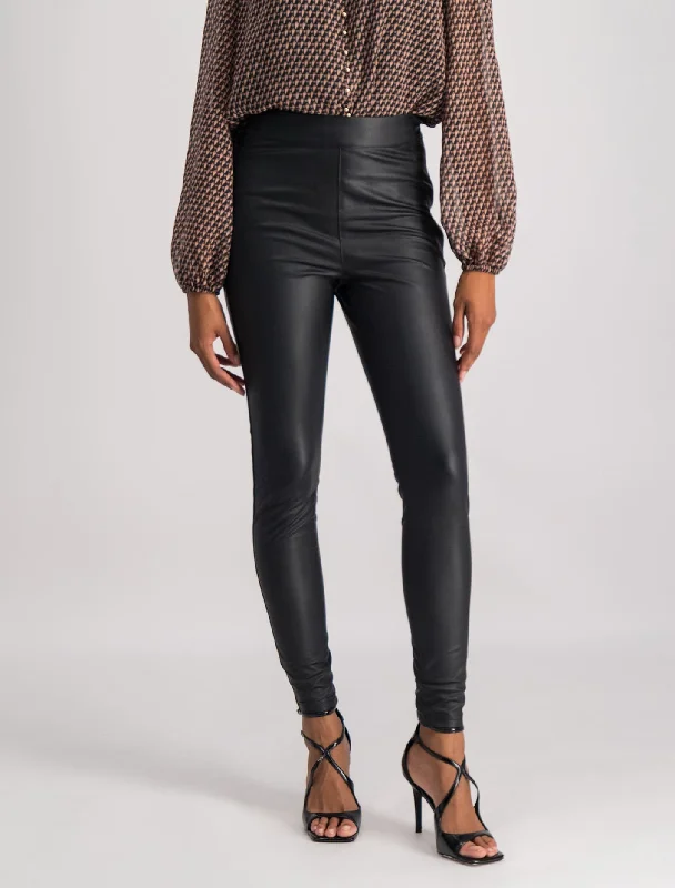Plus Size Women's Metallic - Finish Joggers for a Stylish LoungeVeronica Vegan Leather Leggings Plus Size Women's Metallic - Finish Joggers for a Stylish LoungeVeronica Vegan Leather Leggings