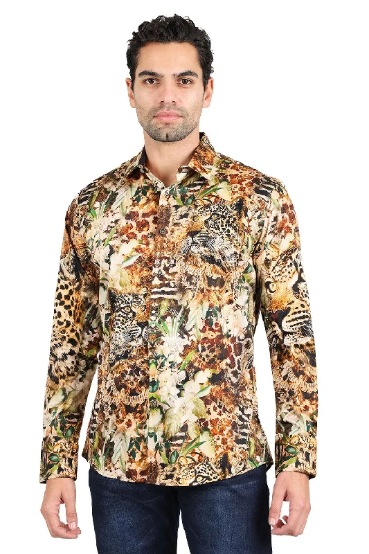 Women's floral print long sleeve chiffon shirtWild Wonders Rhinestone Long Sleeve Shirt Women's floral print long sleeve chiffon shirtWild Wonders Rhinestone Long Sleeve Shirt