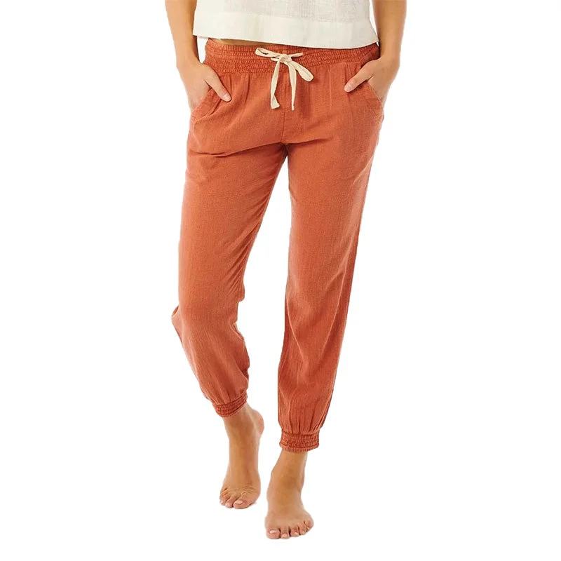 Plus Size Women's Elastic - Waist Culottes in Earth TonesWomen's Classic Surf Pant