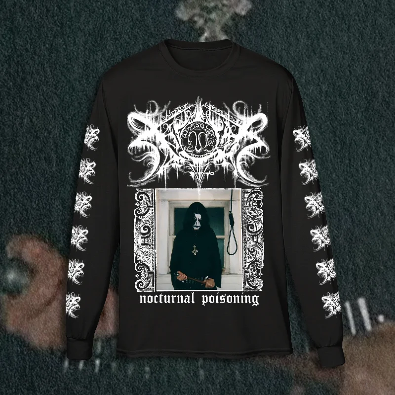 Women's casual long sleeve graphic - tee style shirtXASTHUR "NOCTURNAL" BLACK LONG SLEEVE SHIRT (PRE-ORDER) Women's casual long sleeve graphic - tee style shirtXASTHUR "NOCTURNAL" BLACK LONG SLEEVE SHIRT (PRE-ORDER)