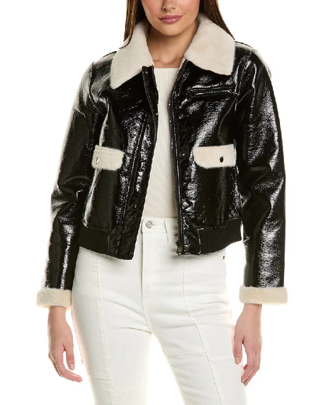 Women's reversible down coats with two - tone designs for versatile stylingAdrienne Landau Jacket Women's reversible down coats with two - tone designs for versatile stylingAdrienne Landau Jacket