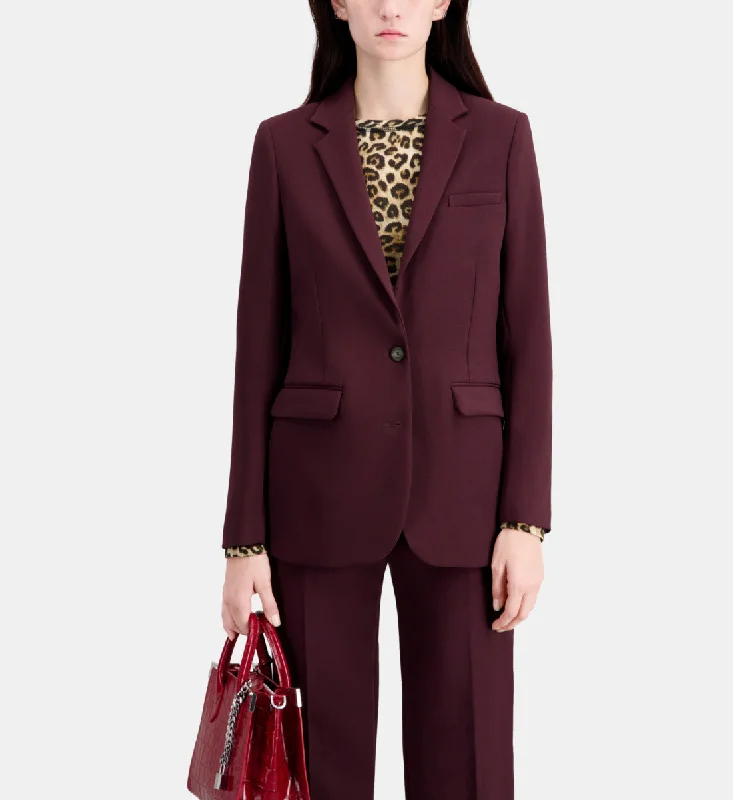 Quilted down women's coats with removable hoods for outdoor activitiesCrepe Suit Jacket Quilted down women's coats with removable hoods for outdoor activitiesCrepe Suit Jacket