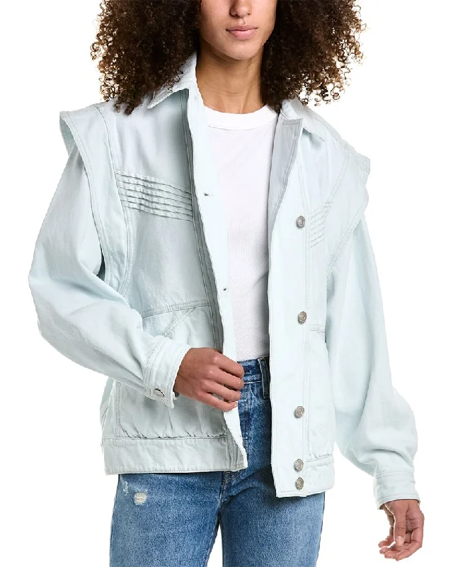 Double - Breasted Women's Polyester Blazers in Bright Colors for a Fun StyleIsabel Marant Étoile Harmon Jacket Double - Breasted Women's Polyester Blazers in Bright Colors for a Fun StyleIsabel Marant Étoile Harmon Jacket