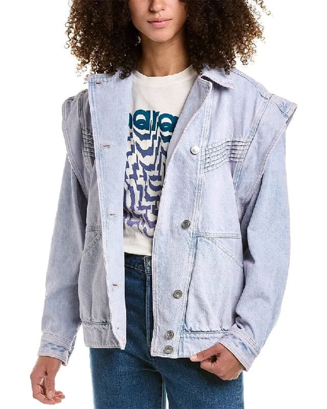 Plus Size Women's Ruffled Blazers in Pink for a Girly and Fashionable LookIsabel Marant Étoile Harmon Jacket Plus Size Women's Ruffled Blazers in Pink for a Girly and Fashionable LookIsabel Marant Étoile Harmon Jacket