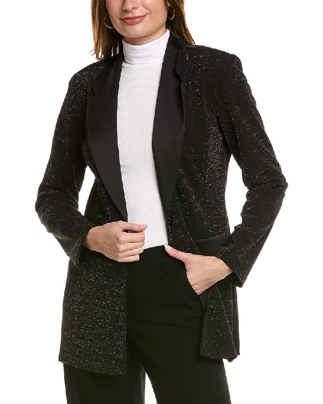 Plus Size Women's Ruffled Blazers in Pink for a Girly and Fashionable LookJoseph Ribkoff Jacket