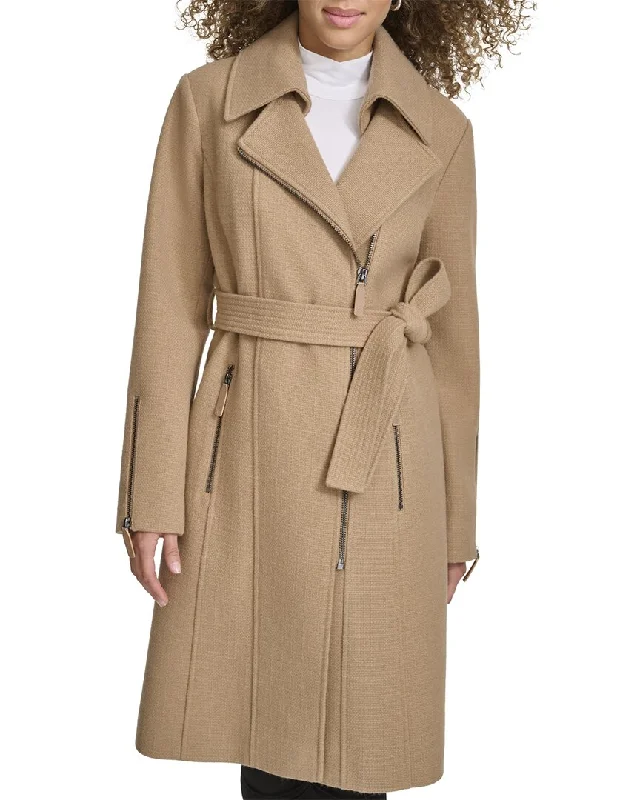 Women's waterproof parka coats with multiple pockets for practicalityKenneth Cole Tweed Belted Coat Women's waterproof parka coats with multiple pockets for practicalityKenneth Cole Tweed Belted Coat