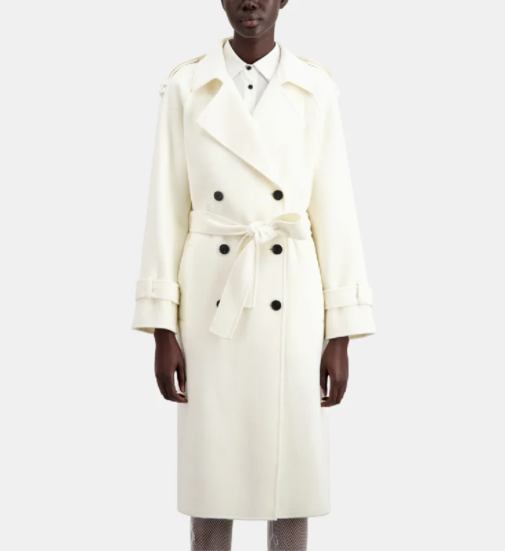 Women's longline double - breasted camel coats for a sophisticated lookLong Wool-blend Coat Women's longline double - breasted camel coats for a sophisticated lookLong Wool-blend Coat