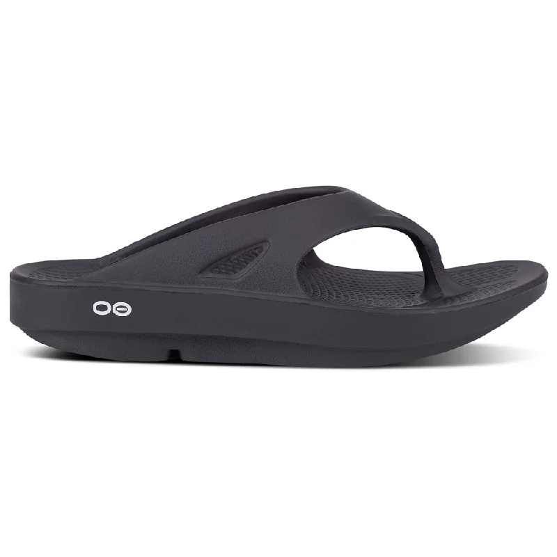 Men's sandals with a buckle closureOOFOS OOriginal Black Sandal (Unisex)