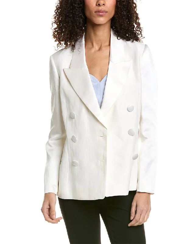 Plus Size Women's Embroidered Blazers in Floral Patterns for a Feminine TouchTed Baker Linen-Blend Jacket Plus Size Women's Embroidered Blazers in Floral Patterns for a Feminine TouchTed Baker Linen-Blend Jacket