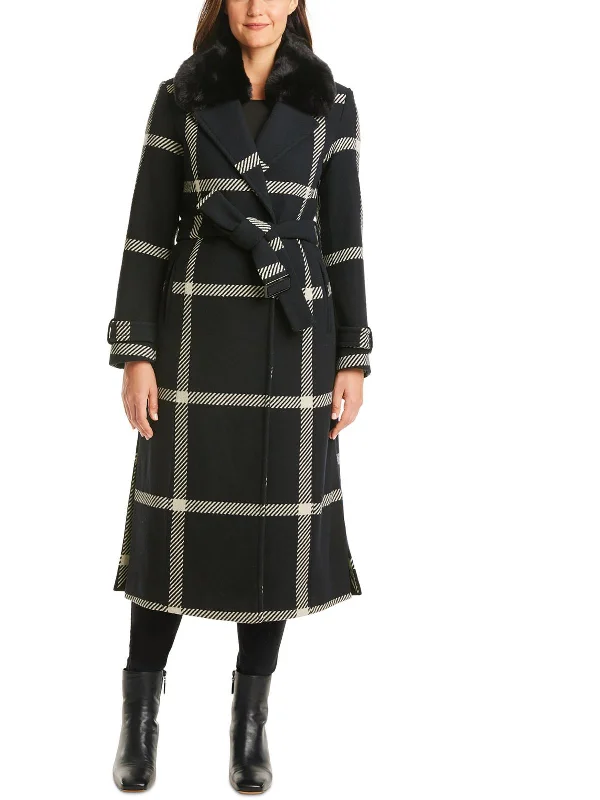 Women's longline double - breasted camel coats for a sophisticated lookWomens Wool Blend Long Wrap Coat Women's longline double - breasted camel coats for a sophisticated lookWomens Wool Blend Long Wrap Coat