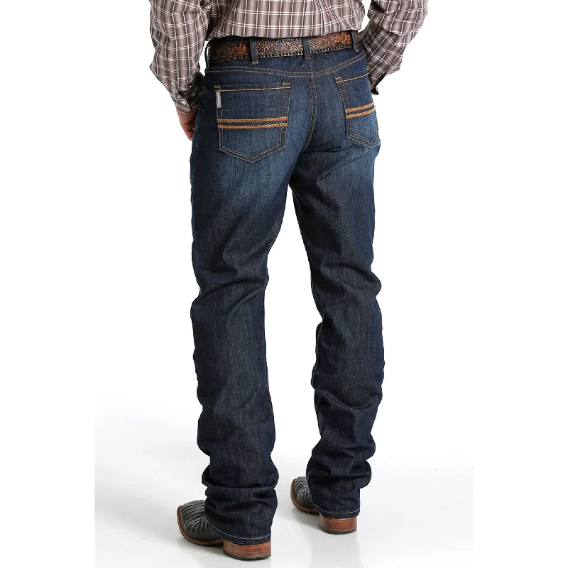 Men's High - Waisted Jeans in a Medium Wash for a Vintage - Style RevivalCinch Men's Silver Label Rinse Finish Jeans Men's High - Waisted Jeans in a Medium Wash for a Vintage - Style RevivalCinch Men's Silver Label Rinse Finish Jeans