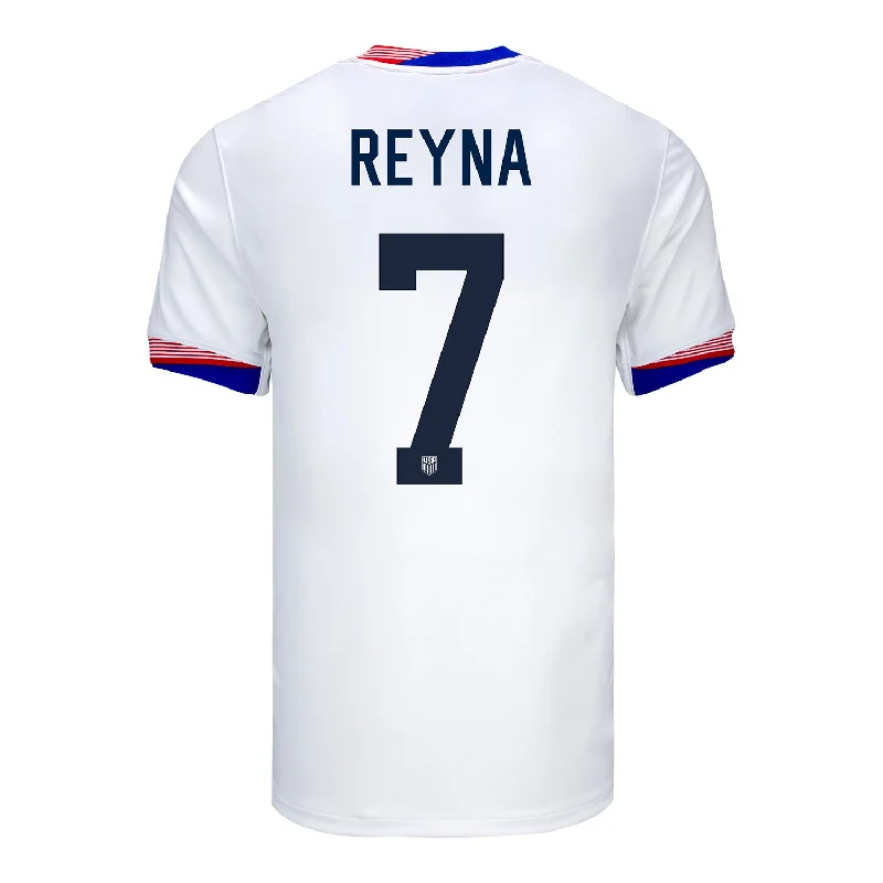 Men's Nike USMNT 2024 American Classic Home Reyna 7 Stadium Jersey