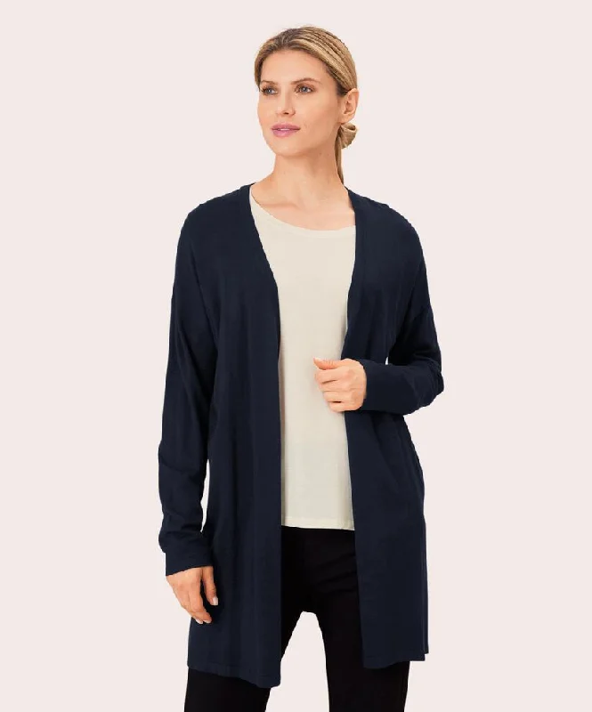 hooded women cardigan for added warmth and style1004047 MaLon Cardigan - Orange Com