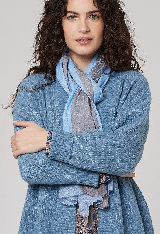 plus size women cardigan for comfortable layeringBrianna Cable Knit Cardigan - Soft Blue plus size women cardigan for comfortable layeringBrianna Cable Knit Cardigan - Soft Blue