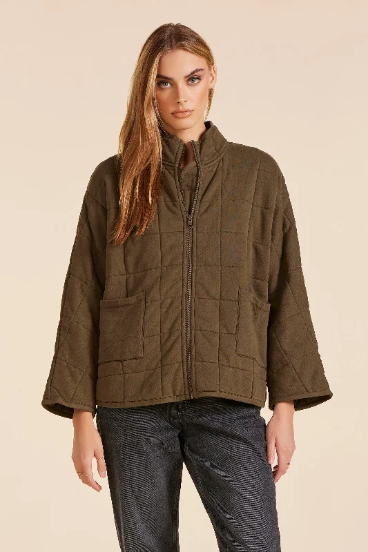lightweight women cardigan for spring and fallMOCK NECK JACKET