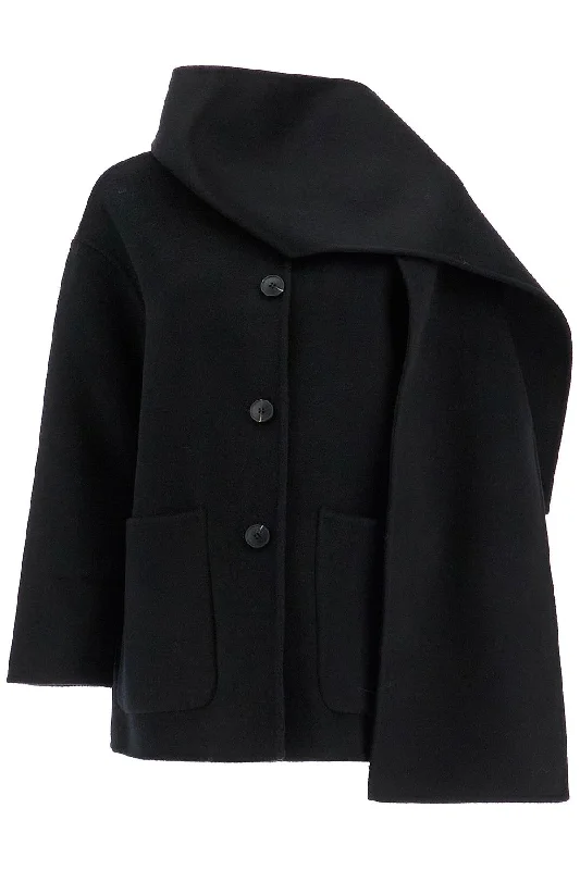Shearling - lined women's leather coats for ultimate warmth and luxury"antwerp coat with built-in DS67F24 NOIR Shearling - lined women's leather coats for ultimate warmth and luxury"antwerp coat with built-in DS67F24 NOIR