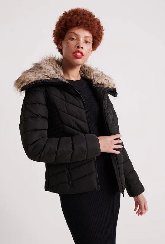 Plus size women's wool blend coats for a warm and stylish winterSUPERDRY ARCTIC GLAZE JACKET Plus size women's wool blend coats for a warm and stylish winterSUPERDRY ARCTIC GLAZE JACKET