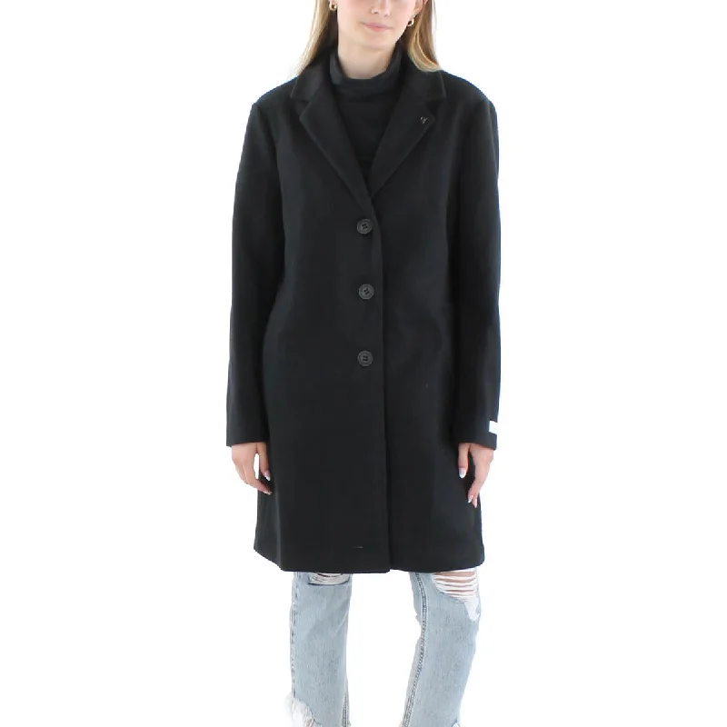 Petite women's wool blend coats with a tailored fit for a flattering silhouetteWomens Collar Polyester Pea Coat Petite women's wool blend coats with a tailored fit for a flattering silhouetteWomens Collar Polyester Pea Coat